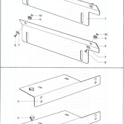 Passap 3000A motor bevestiging / joiners